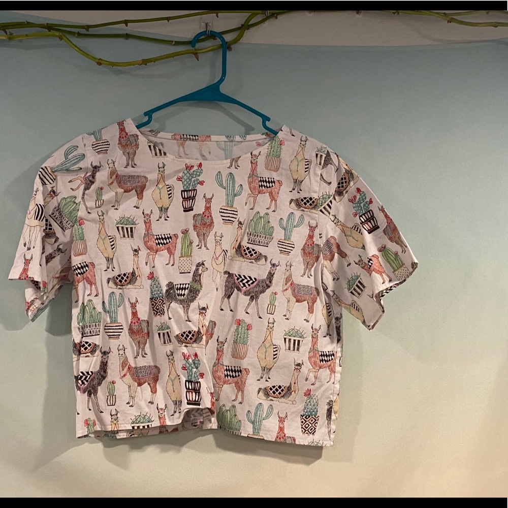 Wasi clothing llama top one size fits most